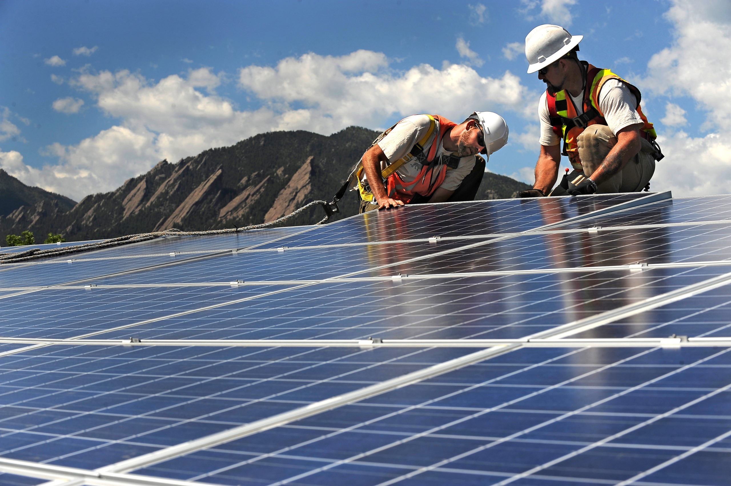 installing solar panels