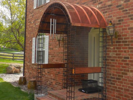 Entry way awning 2017