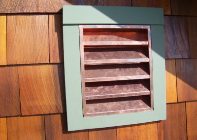 Fabrication Siding Vent 2005