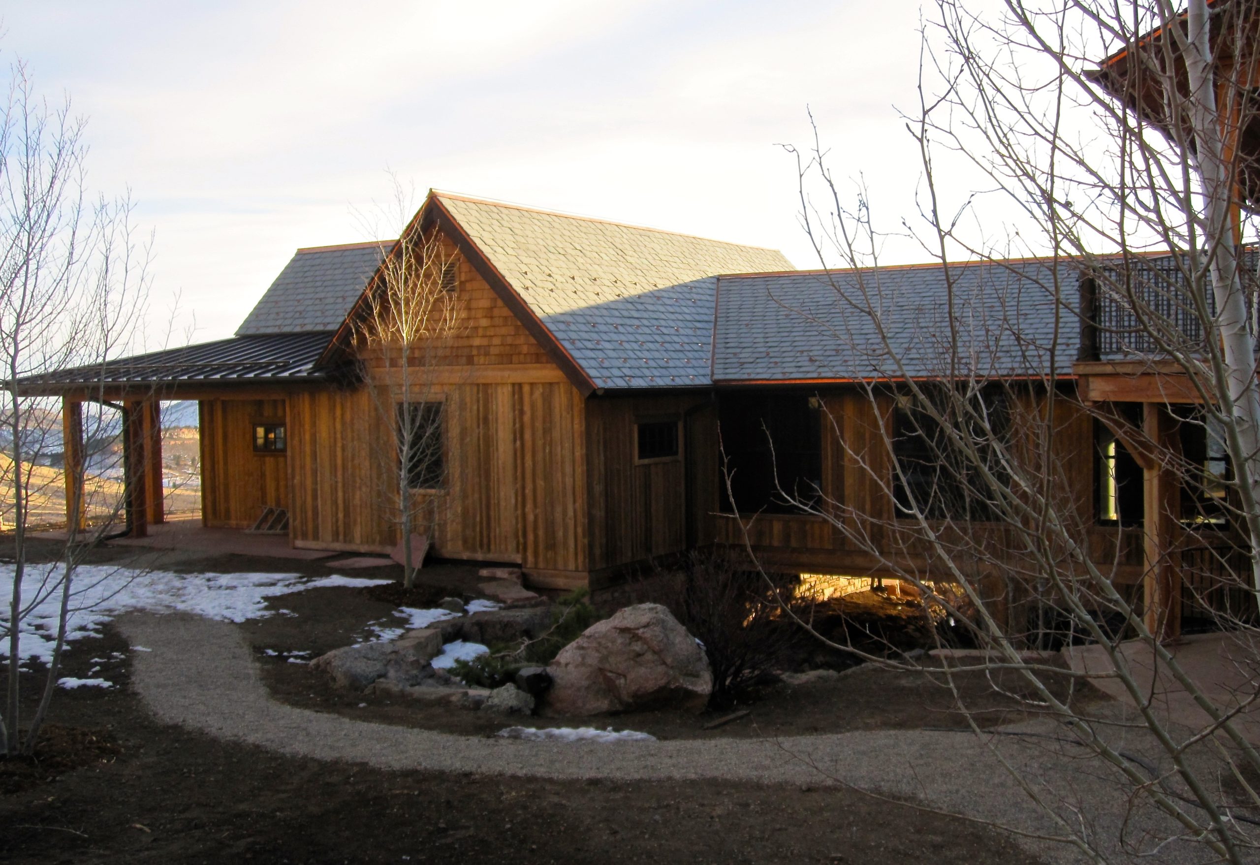 Slate roofing project