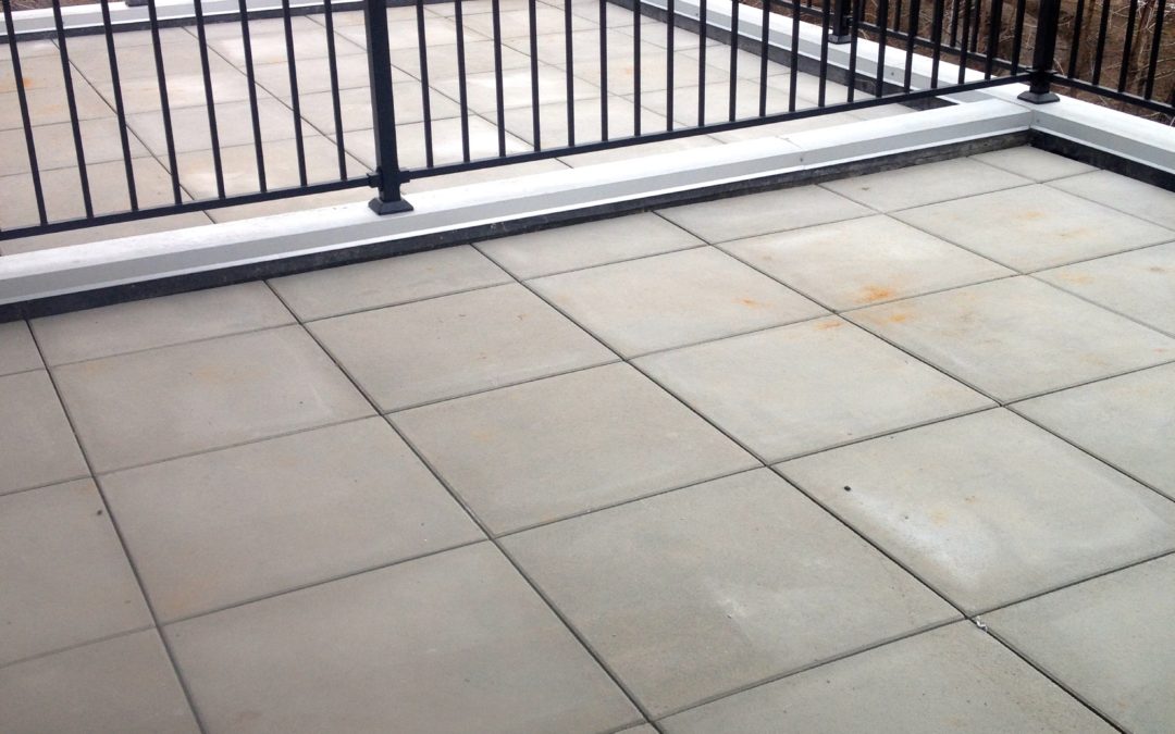 Low Slope Pavers 2015